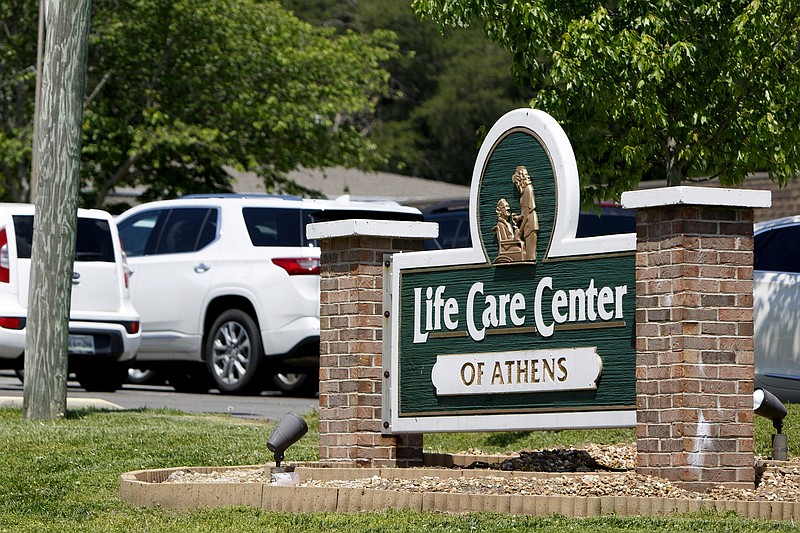 Staff photo by C.B. Schmelter / Life Care Center of Athens is seen on Monday, May 4, 2020 in Athens, Tenn. Long-term care facilities like Life Care Center have been hit particularly hard by the virus as residents are more vulnerable to serious illness or death.