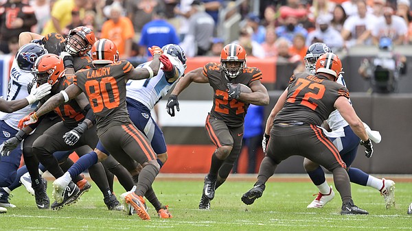 Browns Nick Chubb the top RB according to Titans Derrick Henry