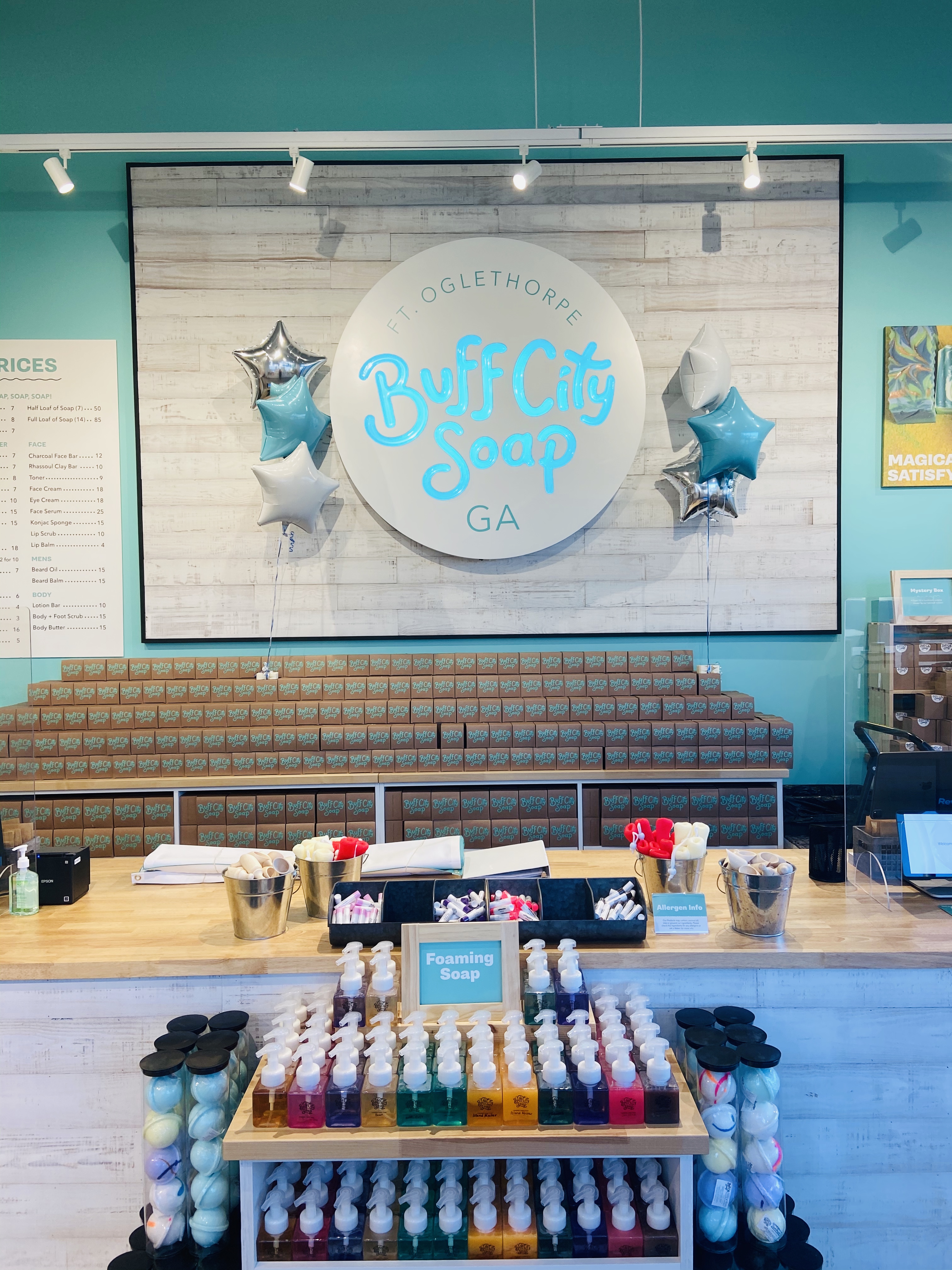 Photo contributed by Buff City Soap / Buff City Soap, now open in Fort Oglethorpe, offers soap and other bath products made in-store.