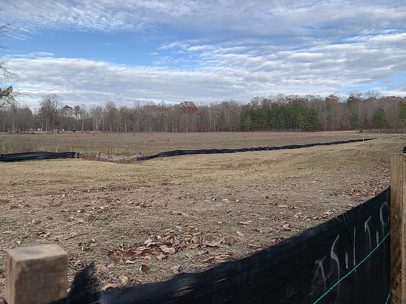 Photo contributed by Catoosa County Government / This parcel of public land off of Highway 41 in Catoosa County is being prepared for sale to bring in new industries and jobs once a mass grading project is completed in 2021.