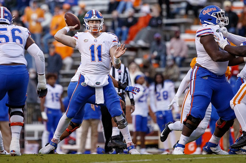 Tennessee Athletics Photo by Kate Luffman / Florida quarterback Kyle Trask led the Gators to their latest win in an SEC East rivalry with Tennessee they have come to dominate in the past two decades.