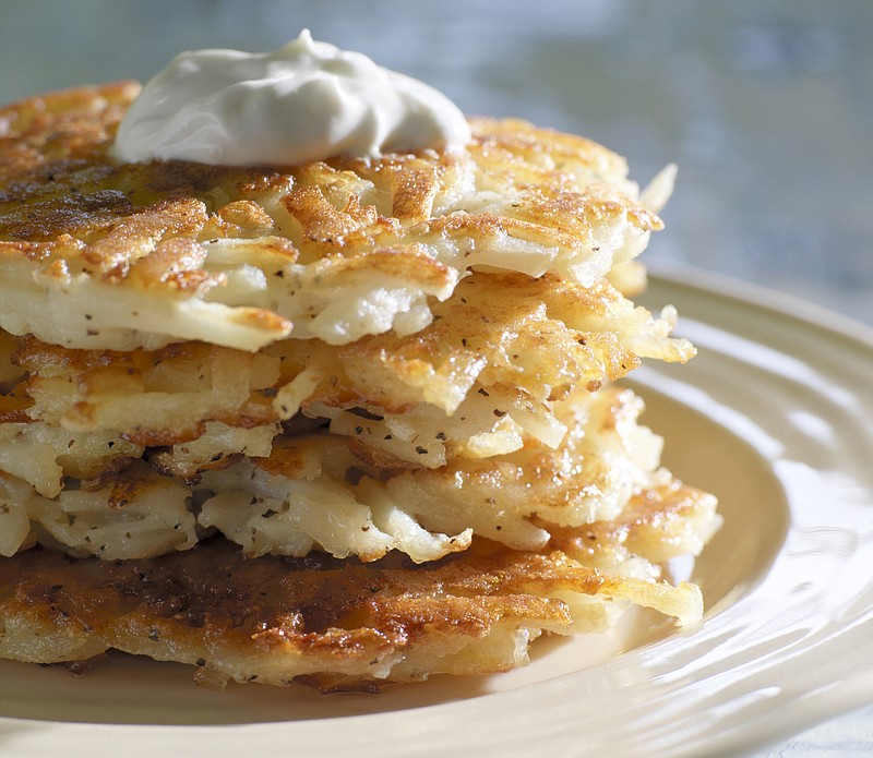 Getty Images / Latkes, potato pancakes tile