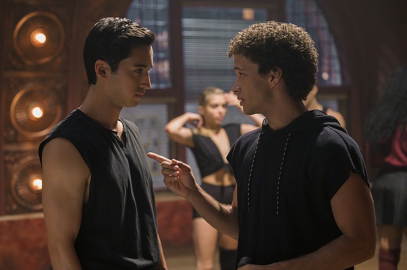 Photo by Sophie Giraud/Netflix / Michael Hsu Rosen, left, as Nabil Limyadi, and Damon J. Gillespie, as Caleb Wick, appear in an episode of the new Netflix drama "Tiny Pretty Things."