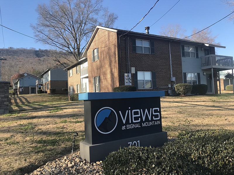 Photo by Dave Flessner / An Atlanta investment firm is buying the 124-unit Views of Signal Mountain apartments for $12.5 million as part of a record year for apartment sales in Chattanooga.