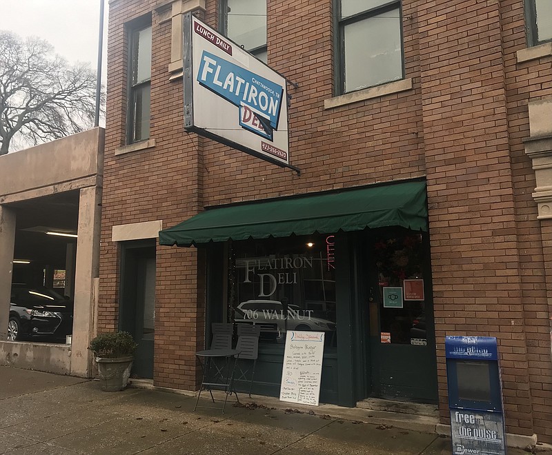 Photo by Dave Flessner / The Flatiron Deli at 706 Walnut Street in downtown Chattanooga will close on Dec. 23.