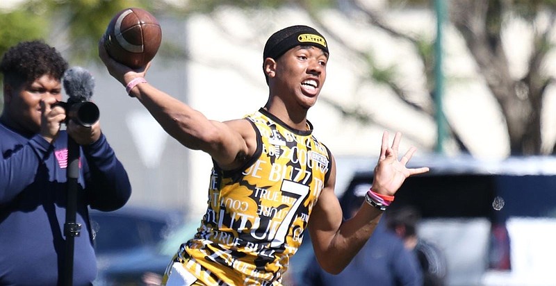 247Sports.com photo / Tennessee's 15 early signees Wednesday included quarterback Kaidon Salter of Cedar Hill, Texas, one of the top dual-threat talents in the 2021 recruiting cycle.