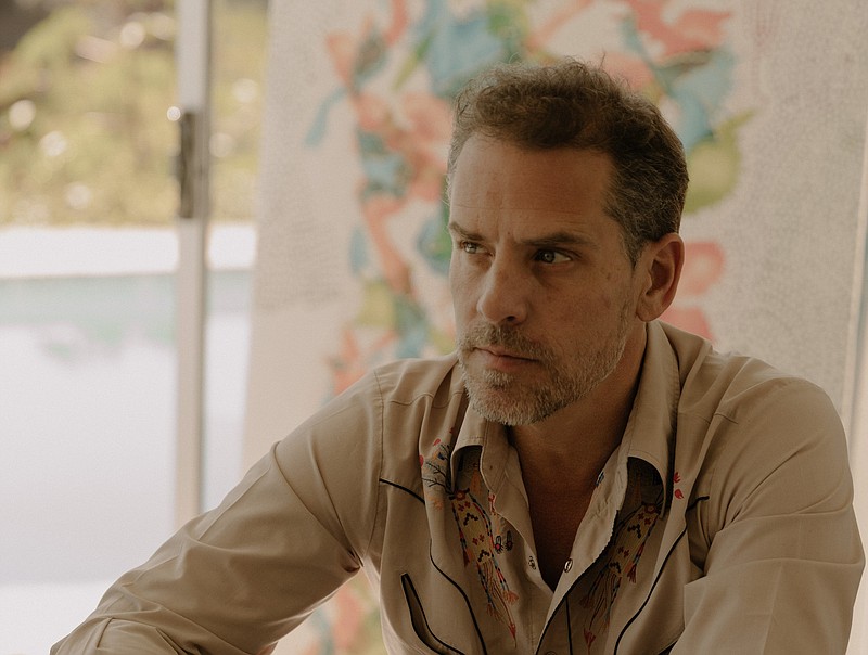 File photo by Elizabeth Weinberg of The New York Times / Hunter Biden, the son of president-elect Joe Biden, is shown in his art studio in Los Angeles, California, on Nov. 1, 2019.