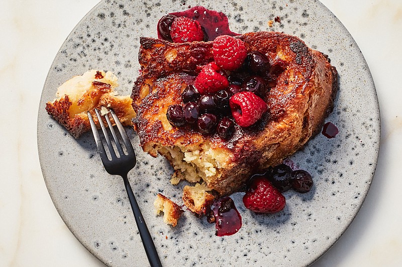 Caramelized Sheet-Pan French Toast. / Photo by Johnny Miller/The New York Times