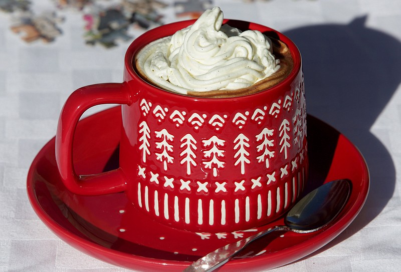Hot chocolate, like this Parisian Hot Chocolate, is topped with Chantilly cream. / Photo by Hillary Levin/St. Louis Post-Dispatch/TNS