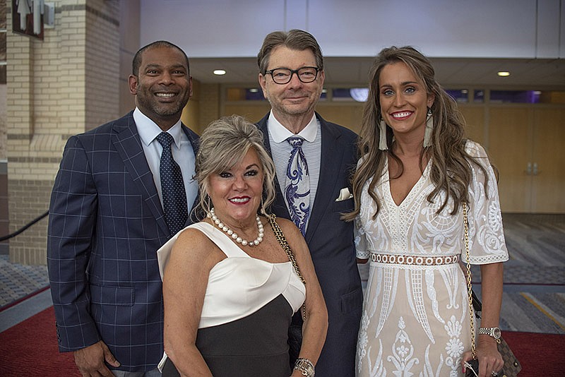 Jig Patel, Faith & Bruce Baird and Lesley Wilson / Photo by Michael Hampton