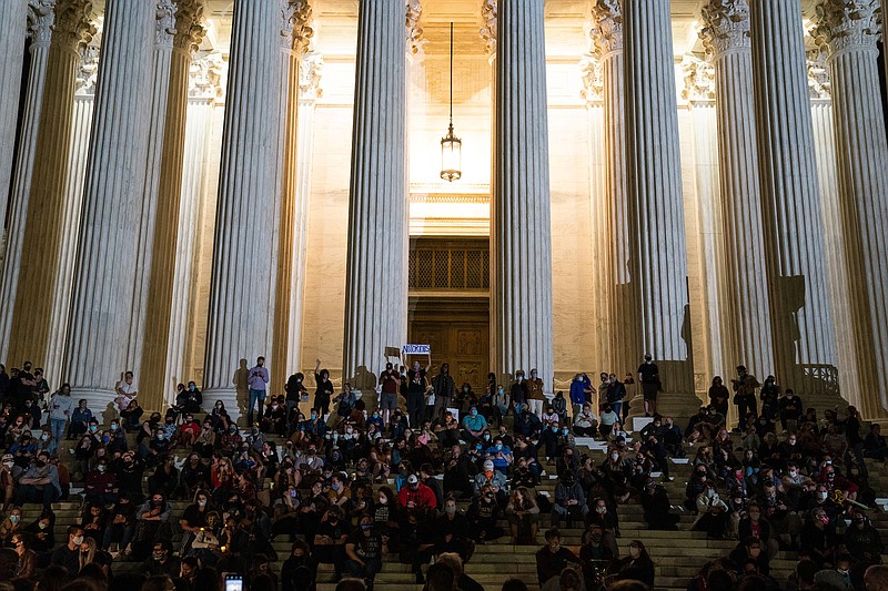 Photo by Anna Moneymaker of The New York Times / Mourners gather outside the Supreme Court building in Washington following the announcement of Justice Ruth Bader Ginsburg's death, on Friday, Sept. 18, 2020. The news of Ginsburg death revived talk about an idea that has been bandied about for years but until recently was not feasibly considered by people in a position to enact it: court packing.