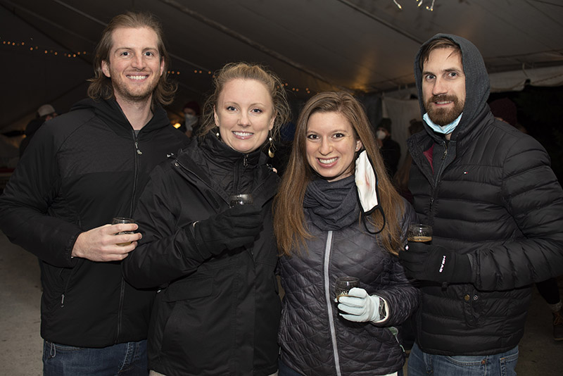 Curt & Alex Metz and Ashley & Daniel Main / Photography by Michael Hampton