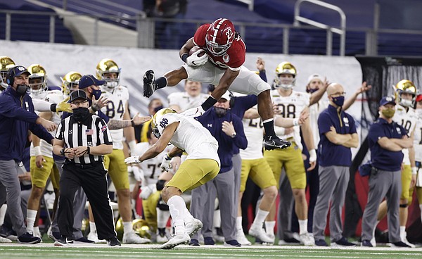 Antioch's Najee Harris races toward Alabama record book, boosts