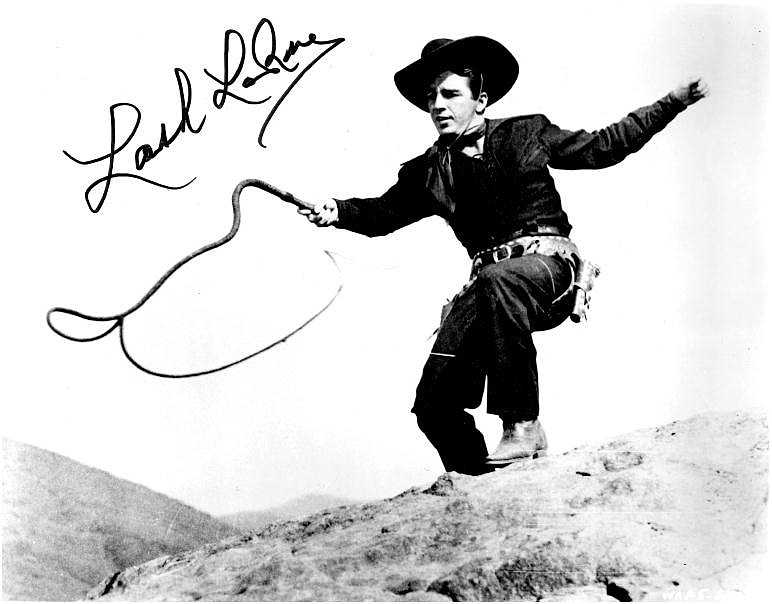 Contributed Photo / Bill Stamps' autographed photo of TV cowboy Lash LaRue.