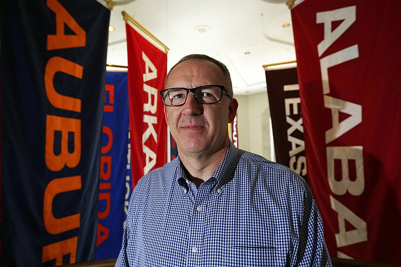 AP file photo by Brynn Anderson / SEC commissioner Greg Sankey preached patience when it came to decisions about whether to play football and other fall sports during this school year amid the COVID-19 pandemic. In the process, the league wound up leading the way on the management side of a college football season set to end Monday night in suburban Miami with a national title game between SEC champion Alabama and Big Ten winner Ohio State.