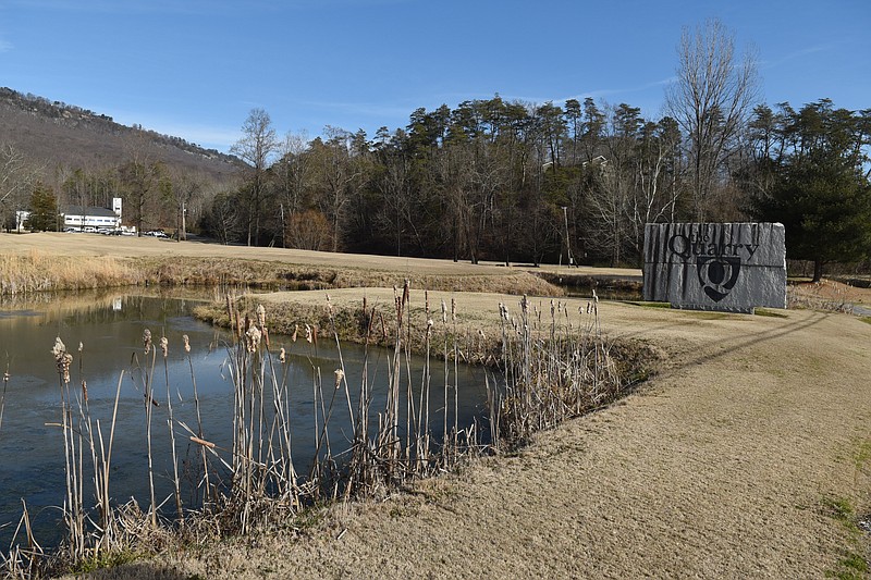 The property making up the clubhouse and part of the former golf course known as the Quarry, located along Reads Lake Road and Mountain Creek Road, is seen on Tuesday, Feb. 3, 2015, in Red Bank, Tenn. 