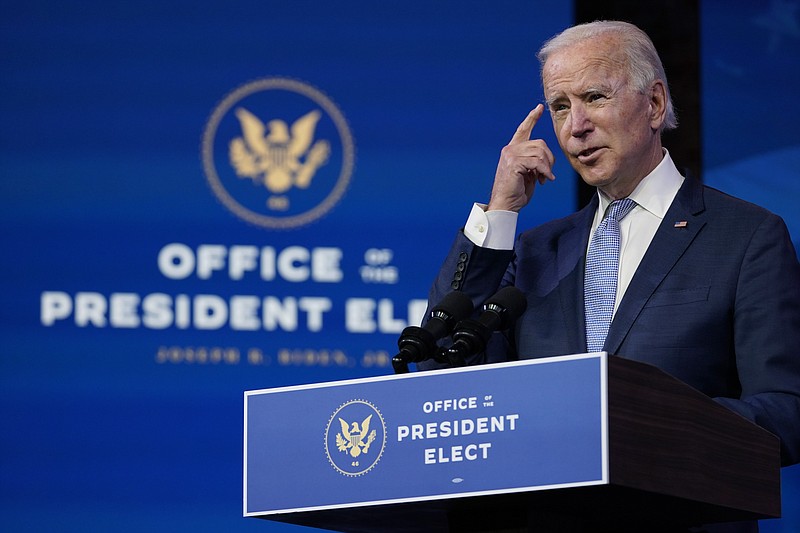 The Associated Press / President-elect Joe Biden said in 2019 no one would be appointed to his projected administration because of what they contributed, but the well-healed keep getting key positions.