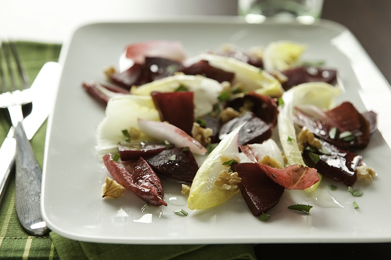 Photo from Whole Foods / Endive and Beet Salad With Walnut-Tarragon Vinaigrette