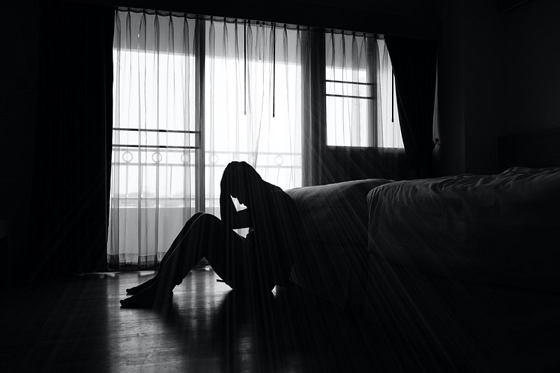 Depression tile / photo courtesy of Getty Images