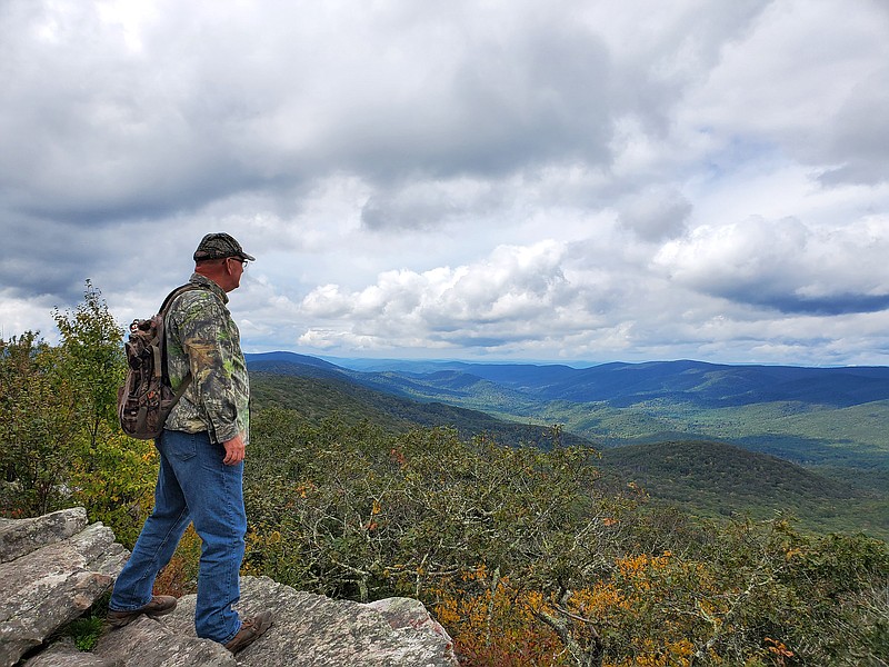 Photo contributed by Larry Case / These days, when outdoors columnist Larry Case looks down from a high ridge, he is often thinking not only of what lies below in the valley and ahead on the next ridge, but whether his granddaughter will one day join him in the outdoors for her own adventures.