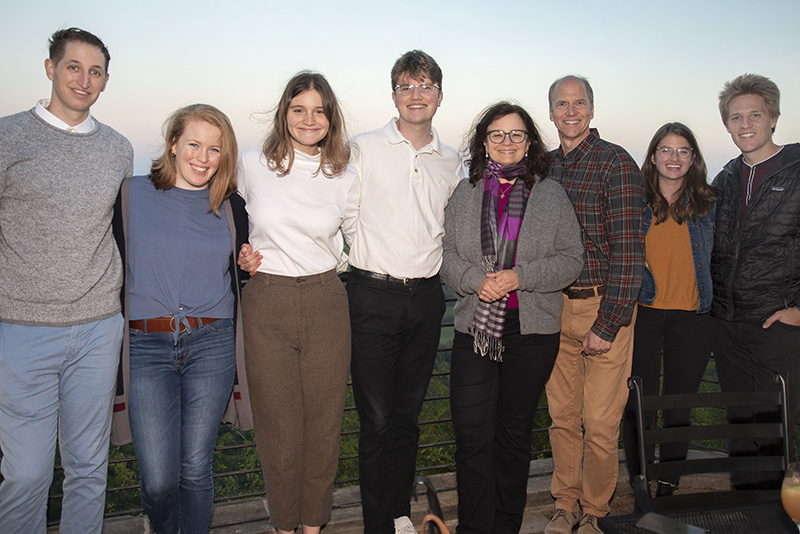 Photo by Michael Hampton / Dylan Peters, Amy Dasson, Presley Cowan; Daniel, Jeanie, Paul and Maria Dasson, and Ryan Rhodes