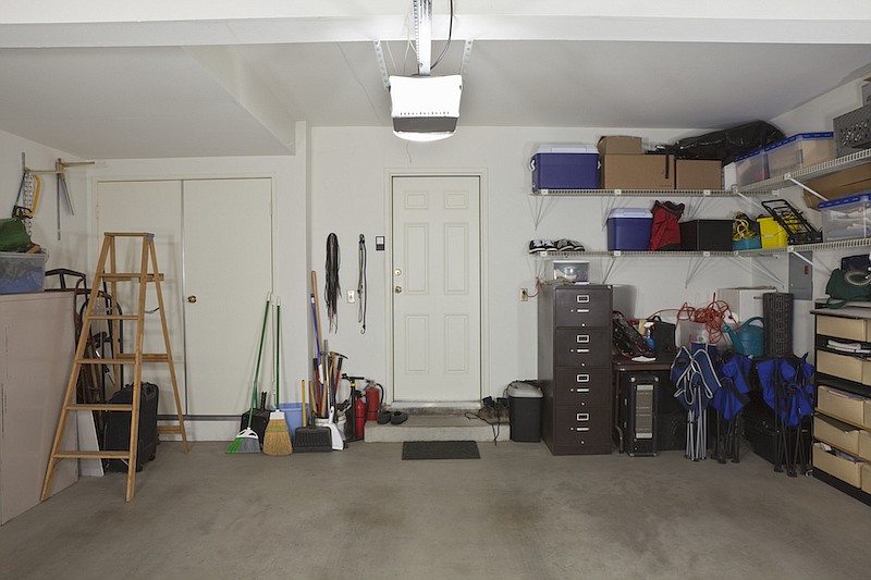 Common two car garage in a modern suburban home. / Photo credit: Getty Images/iStock/trekandshoot