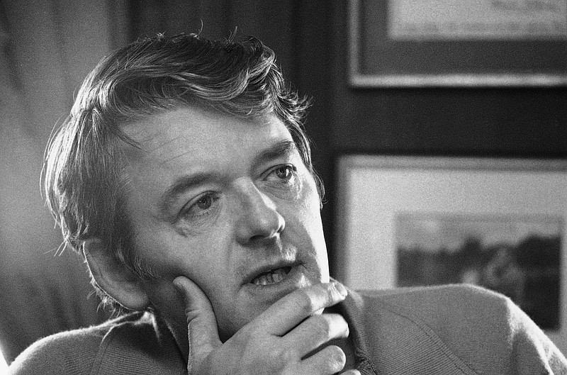 Actor Hal Holbrook appears during an interview in his New York apartment on Feb. 8, 1973. Holbrook died on Jan. 23 in Beverly Hills, California, his representative, Steve Rohr, told The Associated Press Tuesday. He was 95. (AP Photo/Jerry Mosey, File)