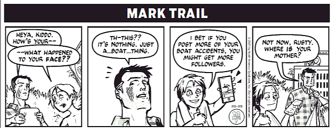 "Mark Trail," a comic syndicated by King Features, follows the adventures of a journalist for an outdoors magazine. When Jules Rivera took over as artist last fall, she noted there would be noticeable changes to the series that launched in the middle of the 20th century.