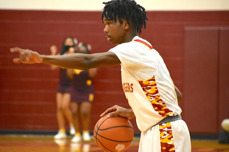 Staff photo by Patrick MacCoon / Howard 6-foot-6 senior standout Kerrick Thorne surpassed the 1,000-point mark in his high school career. Thorne scored a career-high 34 points last week against East Ridge.