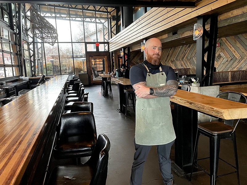 Photo by Anne Braly / In a "sanity" move, Sanders Parker has taken on the role of executive chef at Flying Squirrel, though he still retains some general-manager duties.