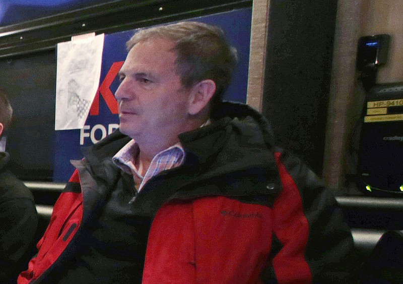 Photo by Charles Krupa of The Associated Press / In this Jan. 20, 2016, file photo, Lincoln Project co-founder John Weaver is shown on a campaign bus in Bow, New Hampshire. In June 2020, members of the Lincoln Project's leadership were informed in writing and in subsequent phone calls of at least 10 specific allegations of harassment against Weaver, including two involving Lincoln Project employees, according to multiple people with direct knowledge of the situation.