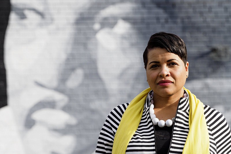 Staff photo by C.B. Schmelter / Urban League of Greater Chattanooga President Candy Johnson poses outside of the Urban League offices on Tuesday, Jan. 26, 2021 in Chattanooga, Tenn.