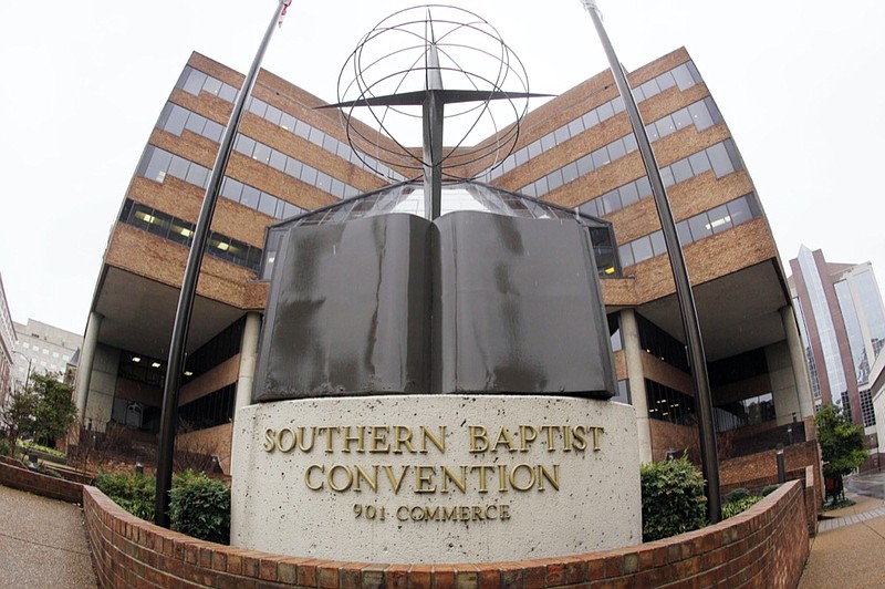 FILE - This Wednesday, Dec. 7, 2011 file photo shows the headquarters of the Southern Baptist Convention in Nashville, Tenn. (AP Photo/Mark Humphrey)


