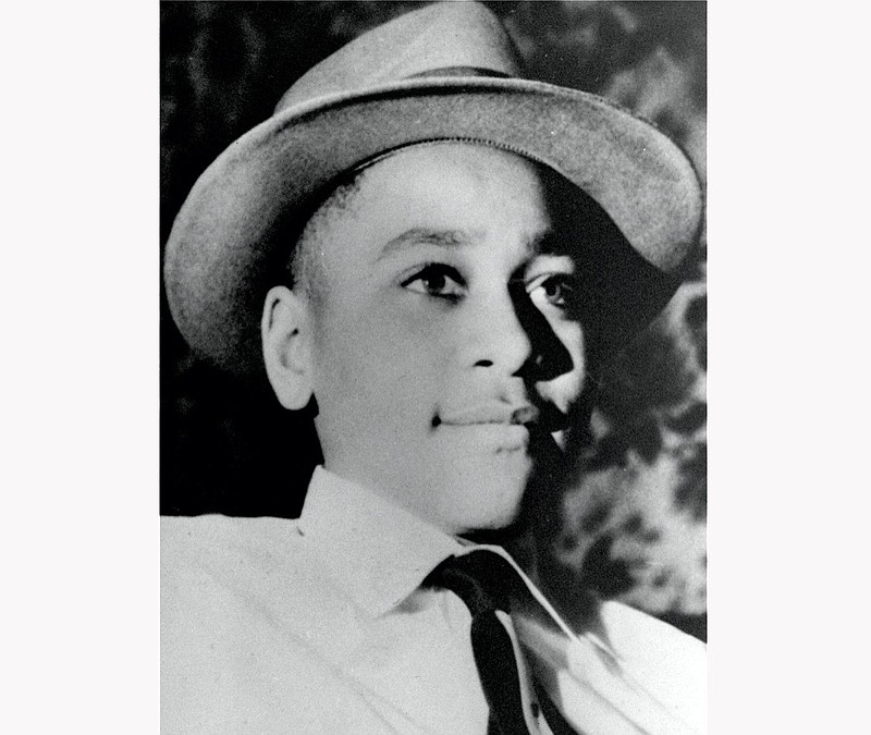 FILE - This undated photo shows Emmett Louis Till, a 14-year-old black Chicago boy, who was kidnapped, tortured and murdered in 1955 after he allegedly whistled at a white woman in Mississippi. A Republican and a Democratic senator say Congress should give the nation's highest civilian honor posthumously to Emmett Till and his mother, Mamie Till-Mobley. GOP Sen. Richard Burr, R-N.C., and Sen. Cory Booker, D-N.J., say the Congressional Gold Medal is long overdue for the Till family. (AP Photo, File)