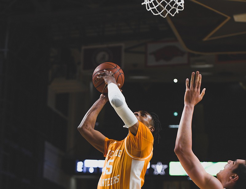 Southeastern Conference photo / Freshman guard Keon Johnson was responsible for six of Tennessee's 17 turnovers during Wednesday night's 70-58 win at Vanderbilt.