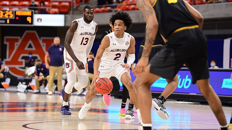 Auburn Athletics photo by Shanna Lockwood / Auburn five-star freshman point guard Sharife Cooper suffered an ankle injury last weekend that is expected to keep him out of Saturday's matchup against visiting Tennessee.