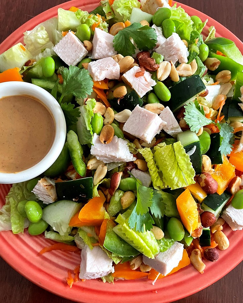 Staff photo by Anne Braly / Chopped Thai salad