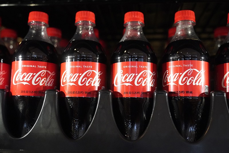 Photo by LM Otero of The Associated Press / Coca-Cola soda pops are lined up for sale on Friday, Feb. 5, 2021, in Dallas, Texas.