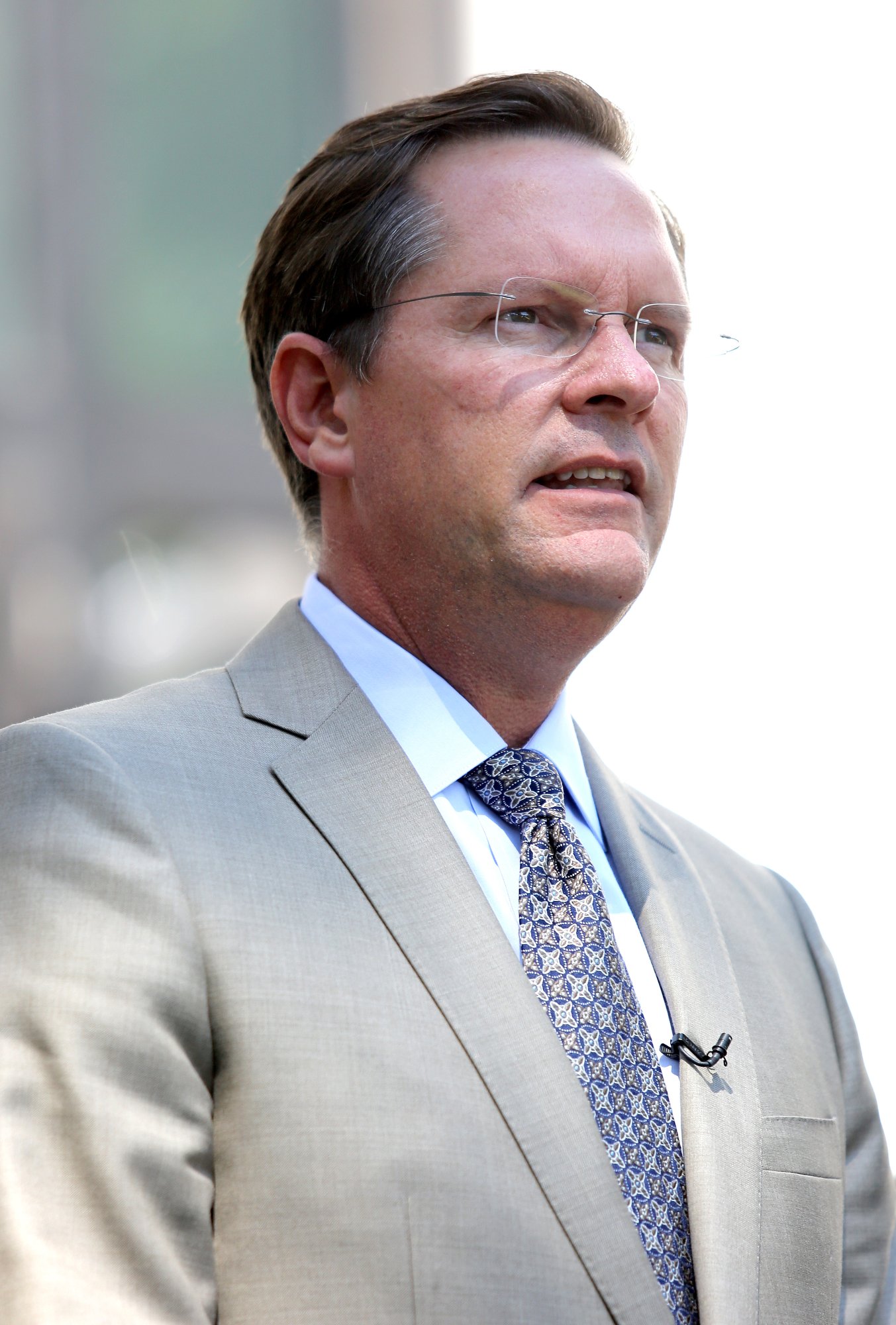 Staff photo by Erin O. Smith / Tennessee House Speaker Cameron Sexton speaks during a press conference at the Hamilton County Courthouse Thursday, September 5, 2019 in Chattanooga, Tennessee. Sexton was in town for a meeting with local elected officials.
