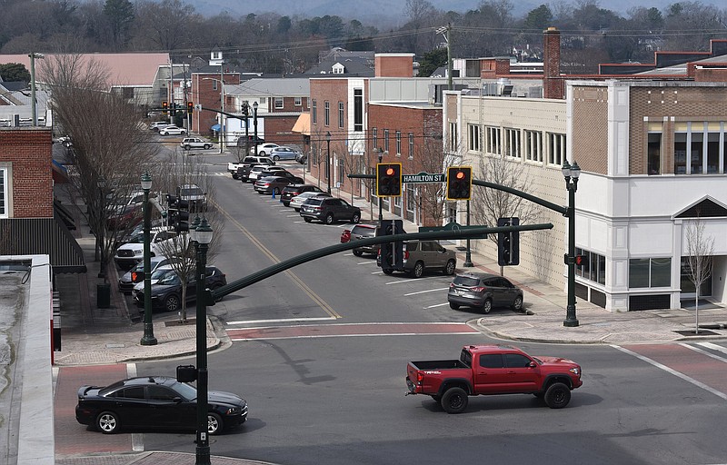 Staff Photo by Matt Hamilton / Downtown Dalton on Tuesday, March 9, 2021.