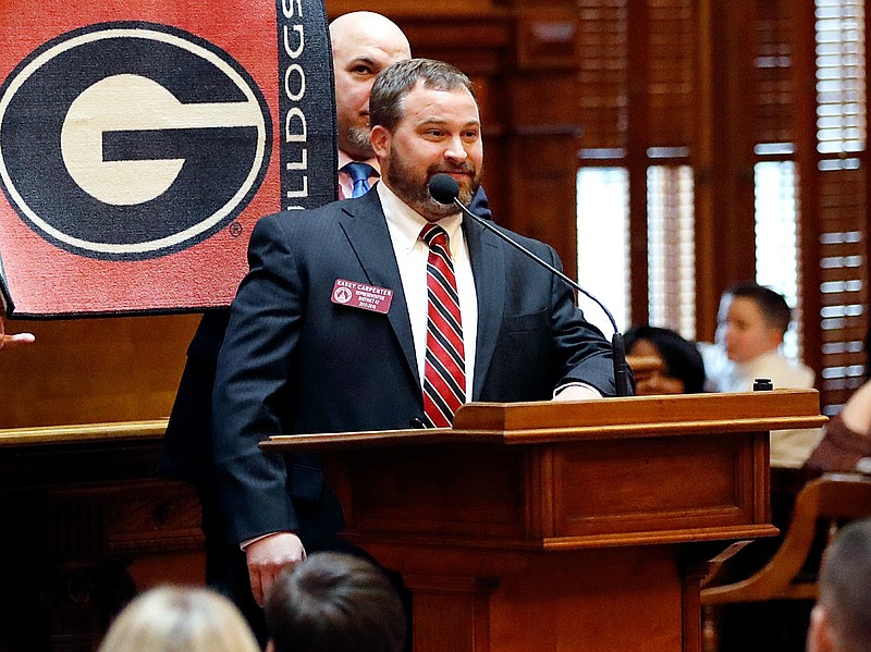 Rep. Kasey Carpenter, R - Dalton (AP Photo/David Goldman)