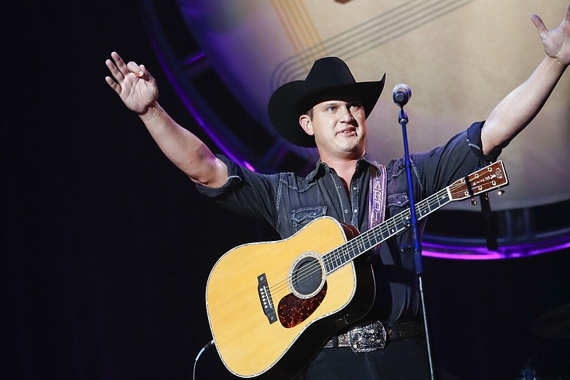 This Aug. 22, 2018 file photo shows Jon Pardi performing at the 12th Annual ACM Honors in Nashville, Tenn. Pardi is releasing his latest album, "Heartache Medication," on June 3. (Photo by Al Wagner/Invision/AP, File)