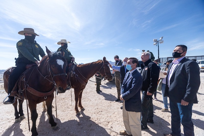 Contributed photo by Rep. Fleischmann / U.S. Rep. Chuck Fleischmann was among 10 Republican leaders in Congress, including House Minority Leader Kevin McCarthy, to visit the U.S.-Mexican border on Monday, March 15, 2021.


