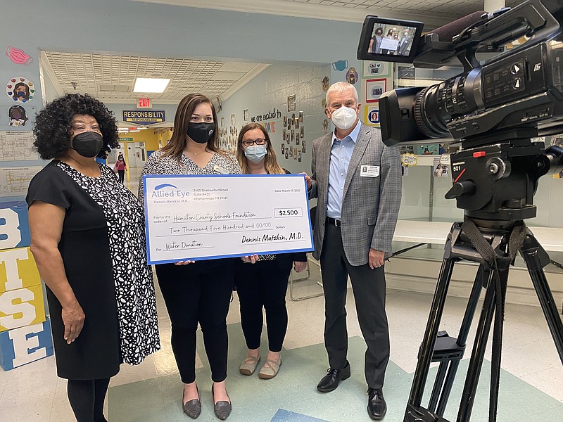 Good Deed Allied Eye partners with Lipsey Water Company to donate