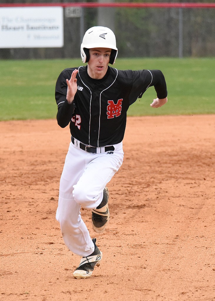 Lookout Valley at Signal Mountain baseball on March 19, 2021