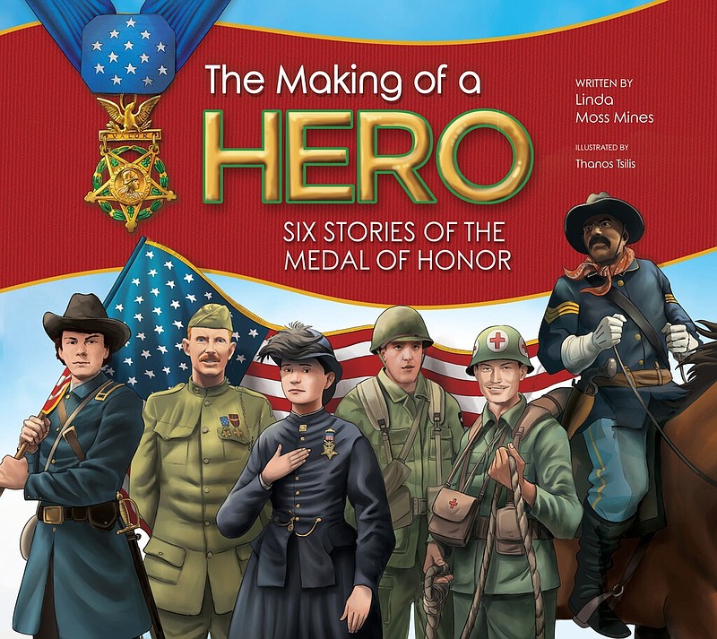 "The Making of a Hero" is a children's book written by Linda Moss Mines and illustrated by Thanos Tsilis. The book will be released on March 25. Photo contributed by Linda Moss Mines.