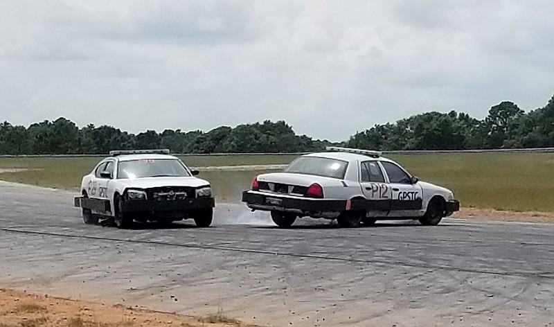 Contributed photo / The Georgia Department of Public Safety held a week of PIT maneuver training for its trooper cadets in 2019.