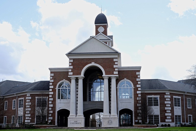 Staff photo by Wyatt Massey / A Lee University building is pictured on March 18, 2021.