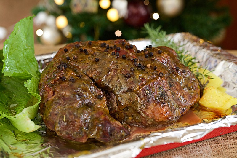 Roast Lamb With Mustard and Honey is an Easter classic. / Photo credit: Getty Images/iStock/nimu1956