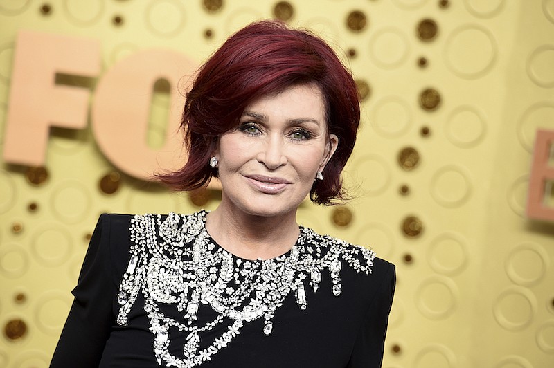 Sharon Osbourne arrives at the 71st Primetime Emmy Awards on Sept. 22, 2019, in Los Angeles. CBS says Sharon Osbourne will no longer appear on its daytime show "The Talk" after a heated on-air discussion about racism earlier this month. (Photo by Jordan Strauss/Invision/AP, File)
